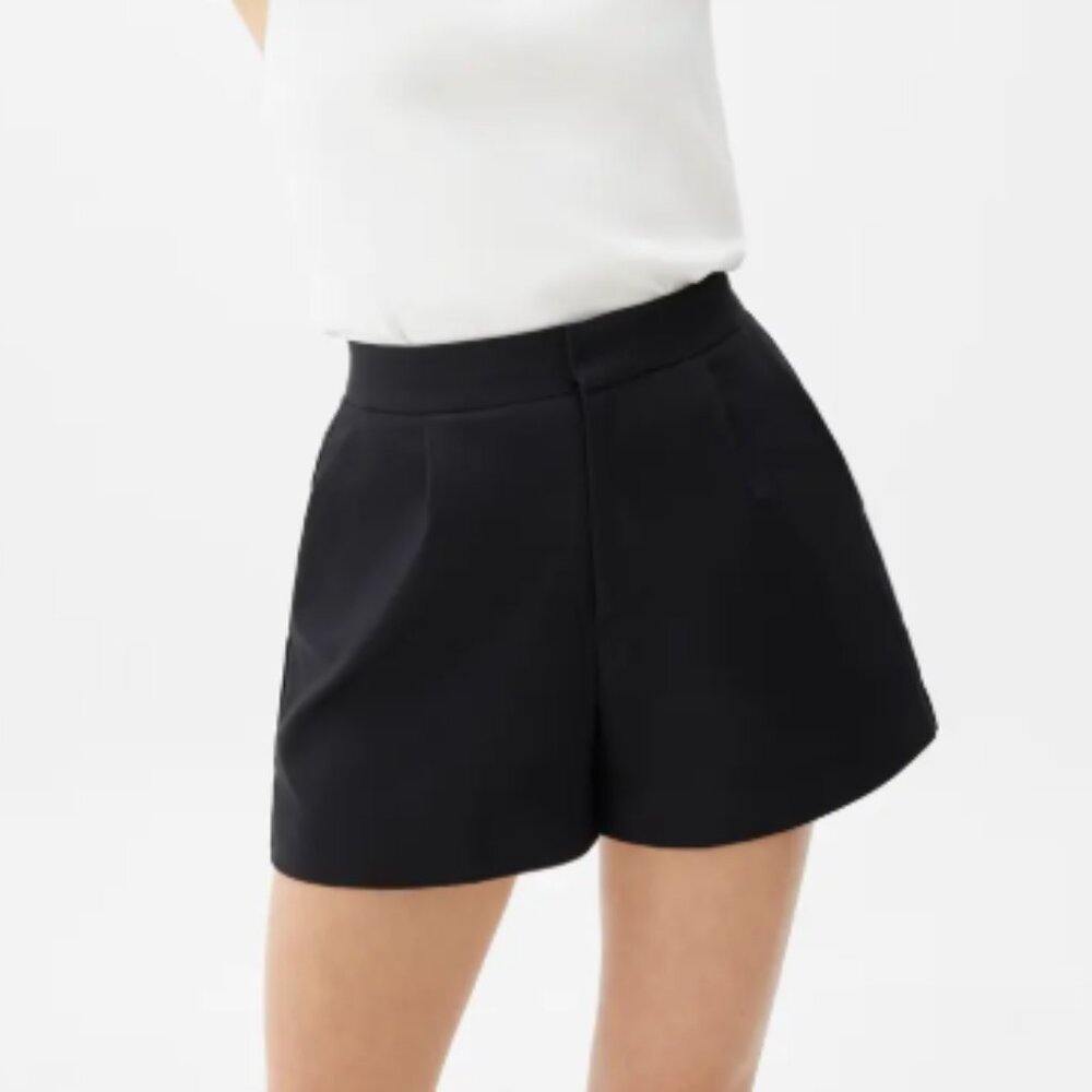 Love Bonito Willow Classic Tailored Shorts, Black, Size 27